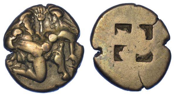 ISOLE AL LARGO DELLA TRACIA - THASOS. Statere, 500-463 a.C.