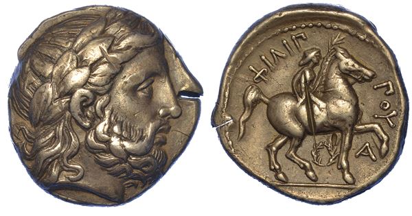 REGNO DI MACEDONIA. FILIPPO II, 359-336 a.C. Tetradracma. Anfipoli.