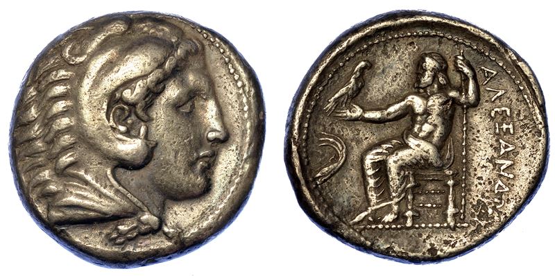 REGNO DI MACEDONIA. ALESSANDRO III MAGNO, 336-323 a.C. Tetradracma.  - Auction Numismatics - Cambi Casa d'Aste