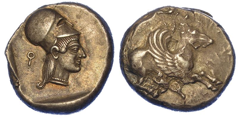 CORINZIA - CORINTO. Statere, 450 a.C. circa.  - Auction Numismatics - Cambi Casa d'Aste
