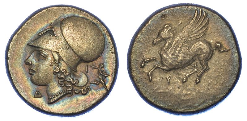 CORINZIA - CORINTO. Statere, 345-307 a.C.  - Auction Numismatics - Cambi Casa d'Aste
