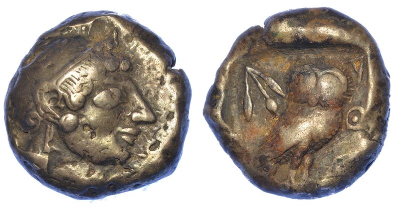 ATTICA - ATENE. Tetradracma, 510 a.C.  - Asta Numismatica - Cambi Casa d'Aste