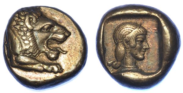 CARIA - CNIDO. Dracma, 465-449 a.C.