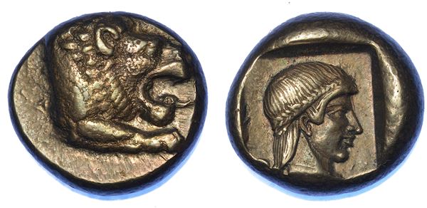 CARIA - CNIDO. Dracma, 449-411 a.C.