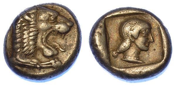 CARIA - CNIDO. Dracma, 449-411 a.C.