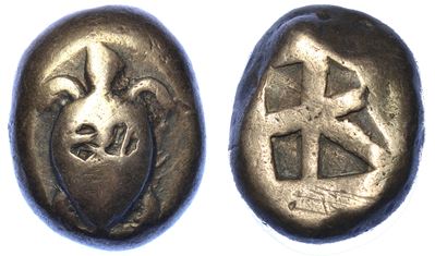 Isole al Largo Dell'attica - Egina. Statere, 480-457 a.C.