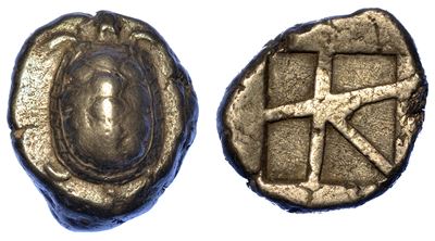 Isole al Largo Dell'attica - Egina. Statere, 380 a.C.