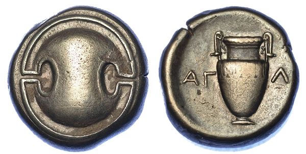 BEOTIA - TEBE. Statere, 379-338 a.C.