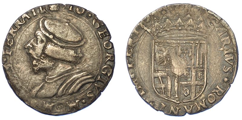 CASALE. GIAN GIORGIO PALEOLOGO, 1530-1533. Cavallotto.  - Auction Numismatics - Cambi Casa d'Aste