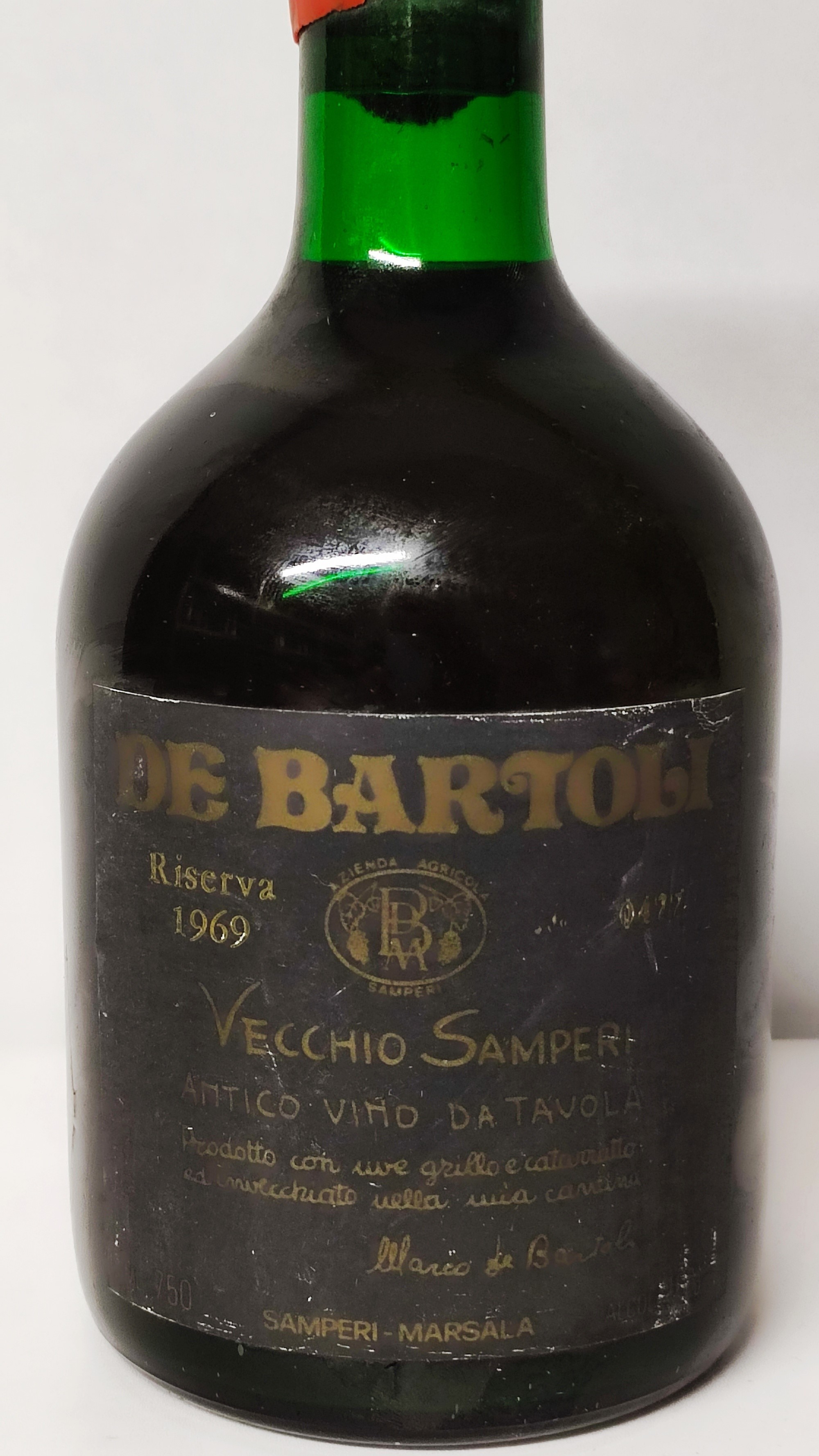De Bartoli, Vecchio Samperi Riserva 1969