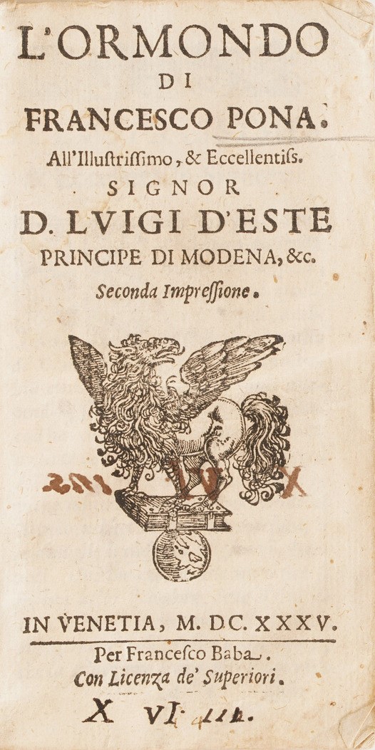 Cesare Caporali Opere Poetiche... Perugia, 1642