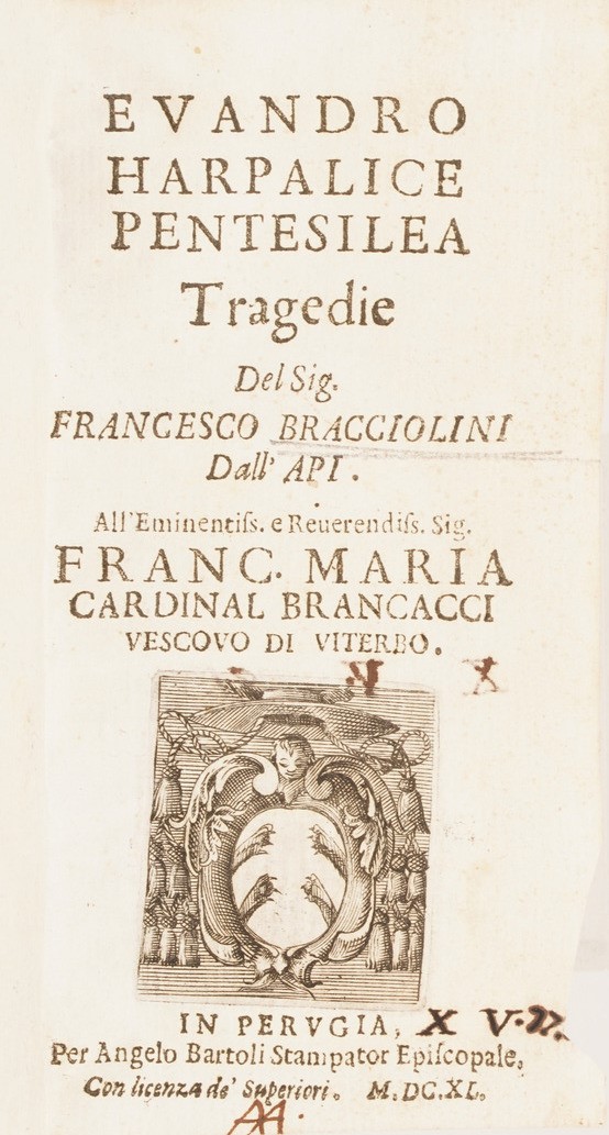 Cesare Caporali Opere Poetiche... Perugia, 1642