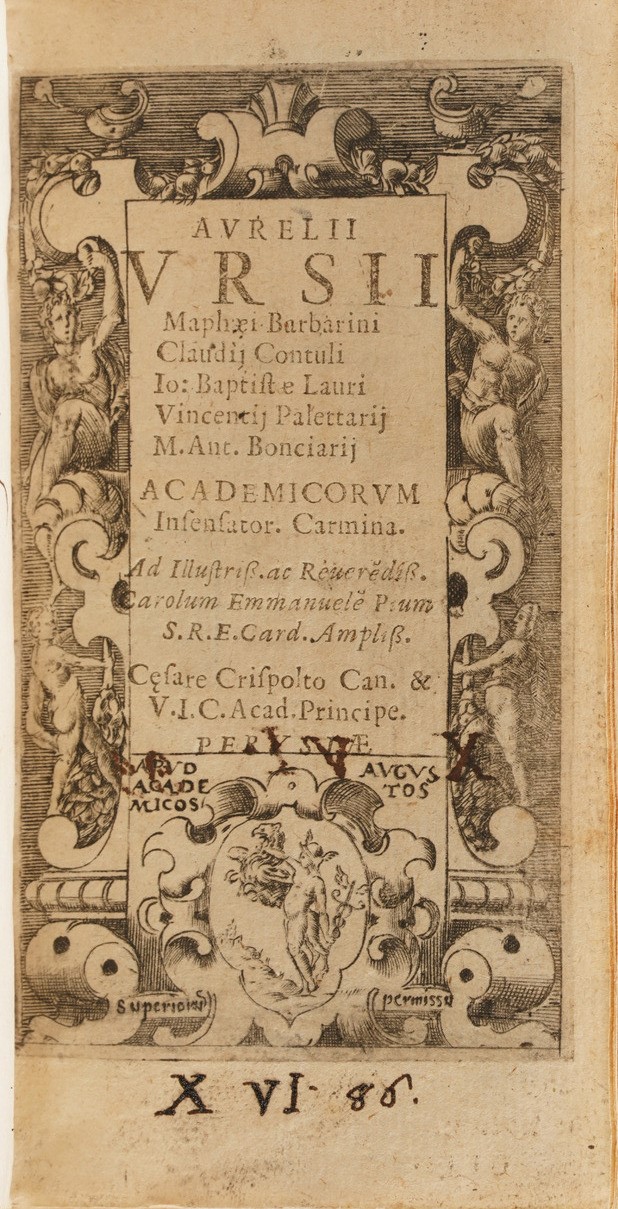 Cesare Caporali Opere Poetiche... Perugia, 1642