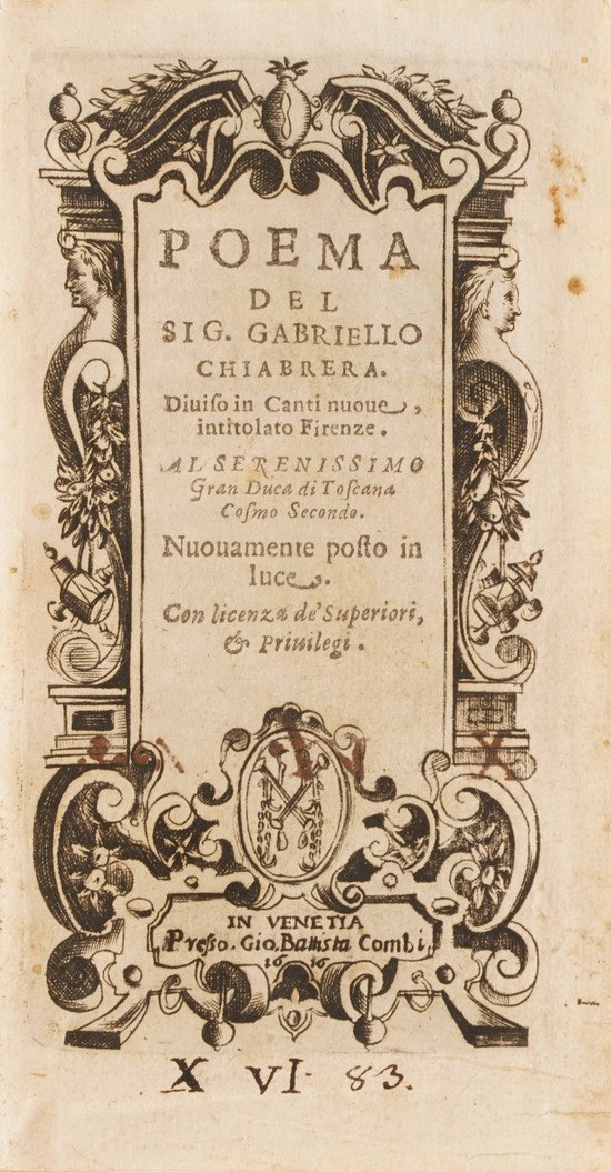 Cesare Caporali Opere Poetiche... Perugia, 1642