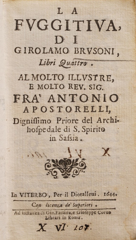 Cesare Caporali Opere Poetiche... Perugia, 1642