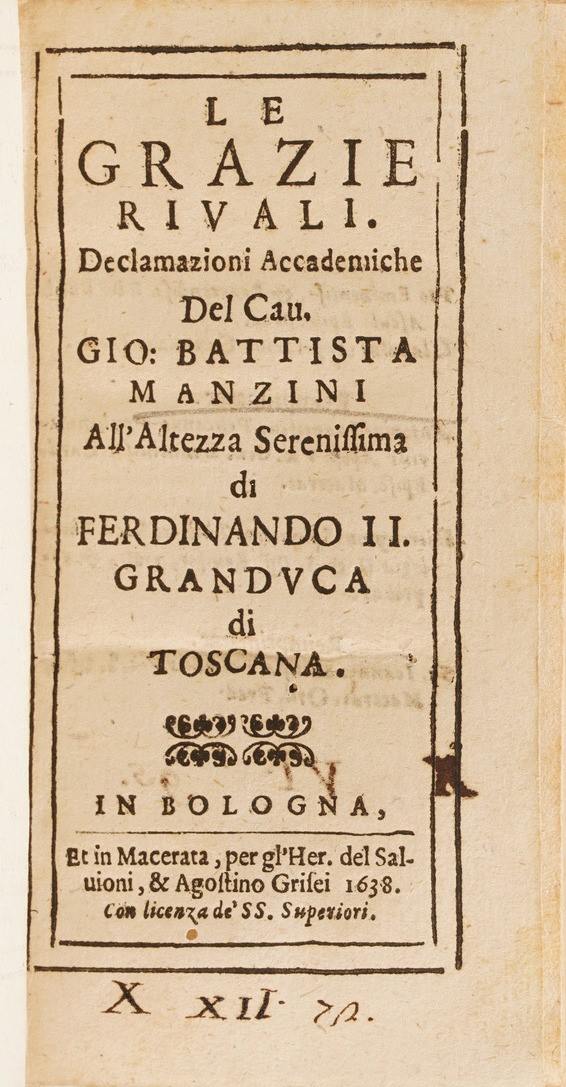 Cesare Caporali Opere Poetiche... Perugia, 1642