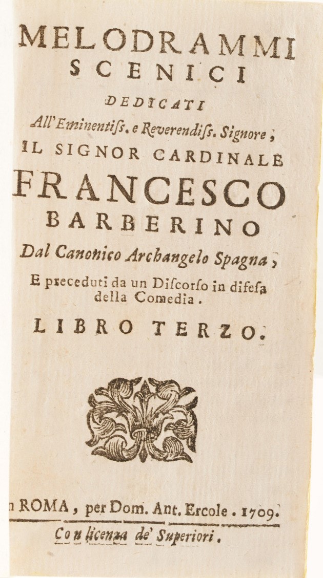 Enotro Pallanzio L’eudamia Favola Pastorale...roma 1717