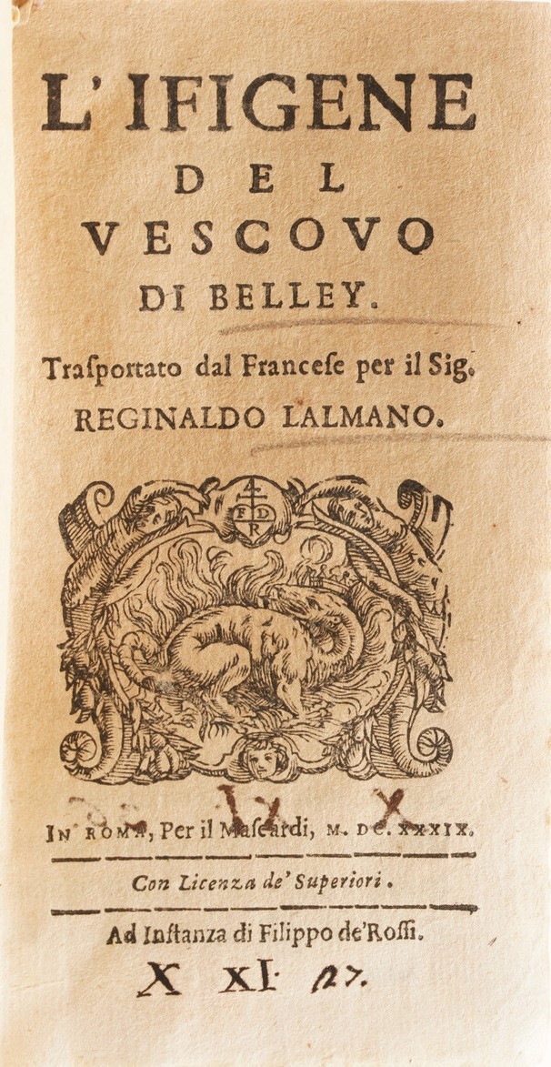 Enotro Pallanzio L’eudamia Favola Pastorale...roma 1717
