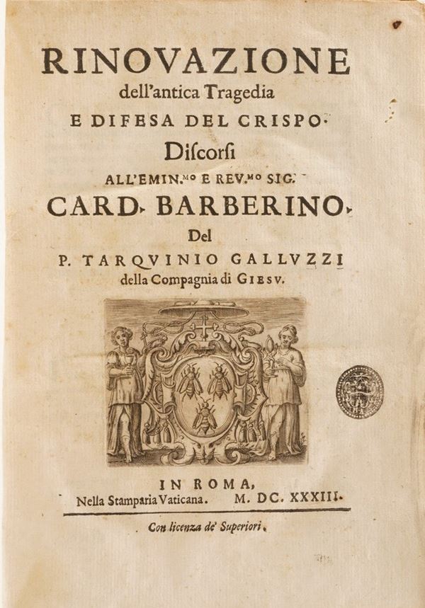 Galluzzi Traquinio Rinnovazione dell’antica tragedia... Roma 1633