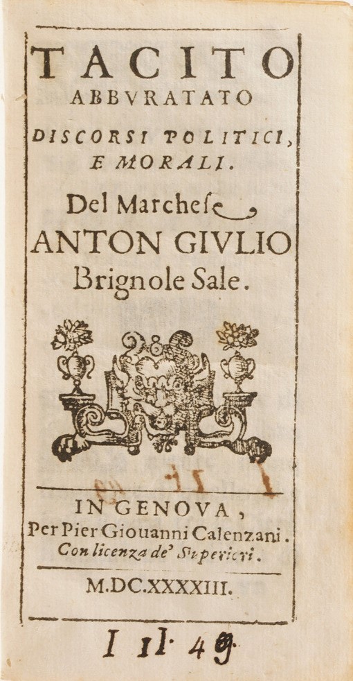 Iosephi Carpani Orationes... Roma, 1682