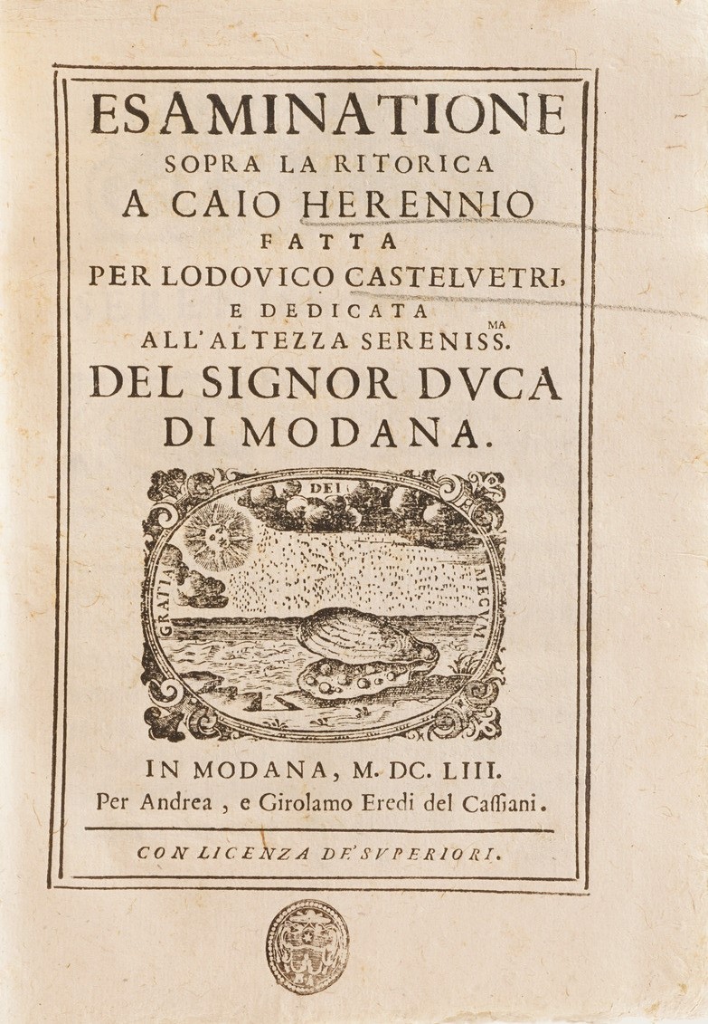 Lotto di Libri la Vita Dell’illustre Signor Giacomo Ragazzoni Conte di S. Odorico, Venezia 1610