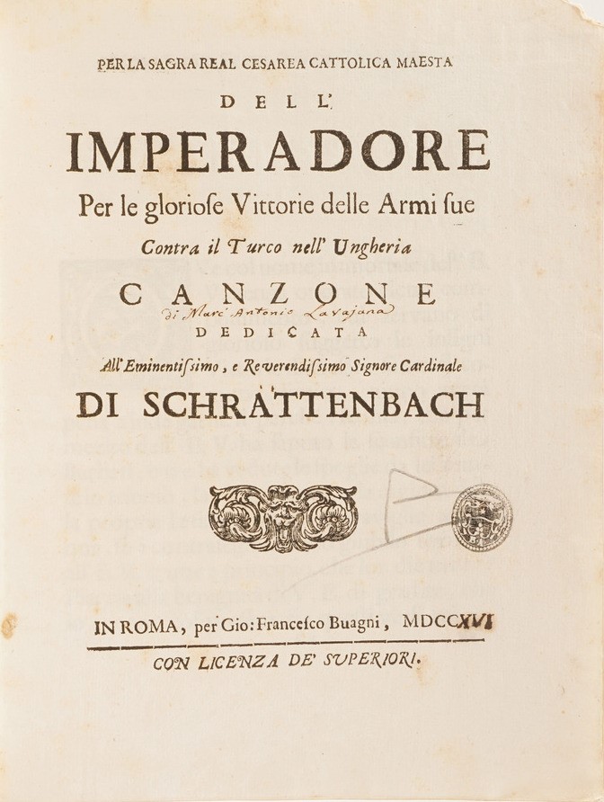 Raccolta di Volumi Miscellanei dal XVII al XVIII Sec.