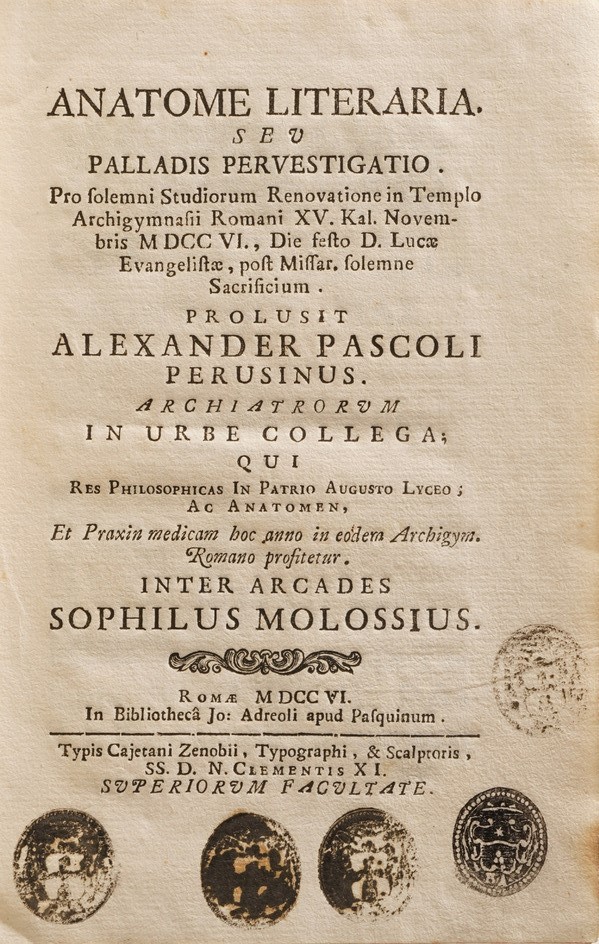 Raccolta di Volumi Miscellanei dal XVII al XVIII Sec.