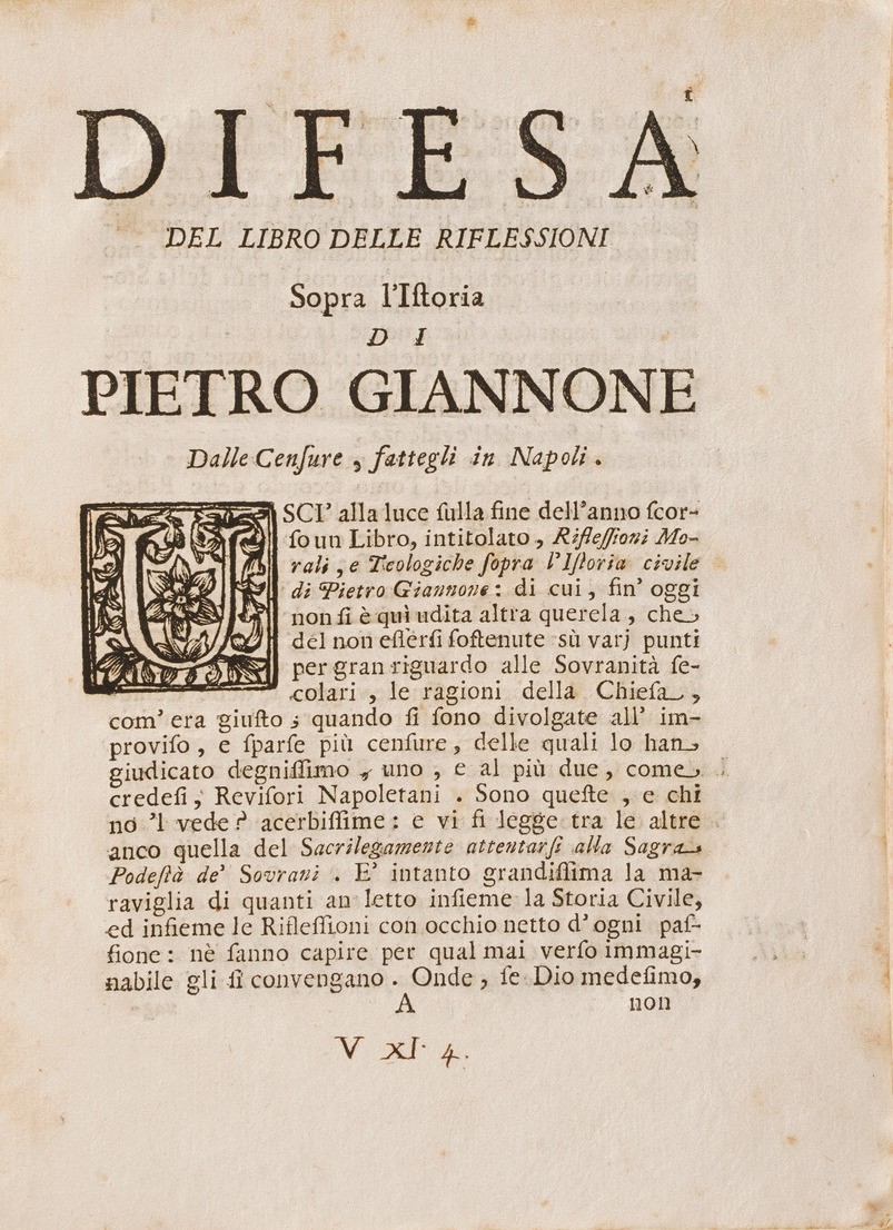 Raccolta di Volumi Miscellanei dal XVII al XIX Sec.