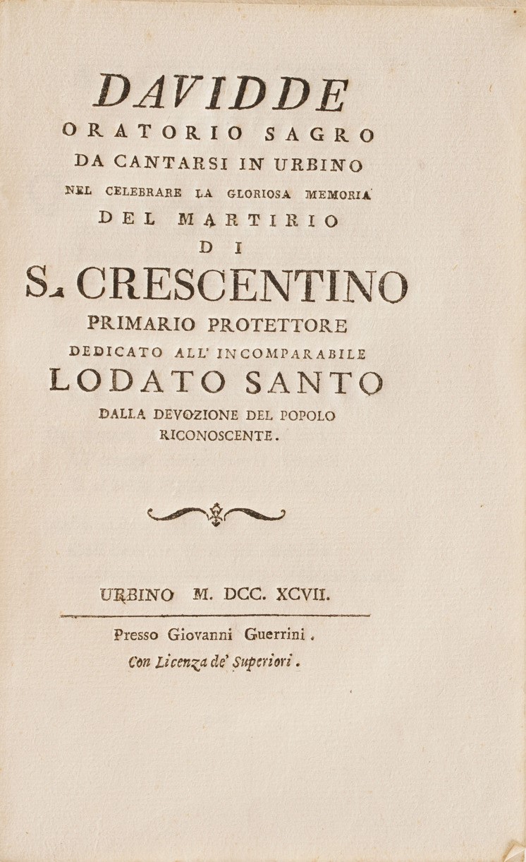 Raccolta di Volumi Miscellanei dal XVII al XIX Sec.