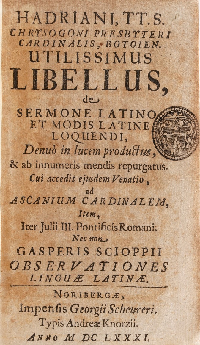 Raccolta di Volumi Miscellanei dal XVI al XVII Sec. (con Ex Libris Sillografico)