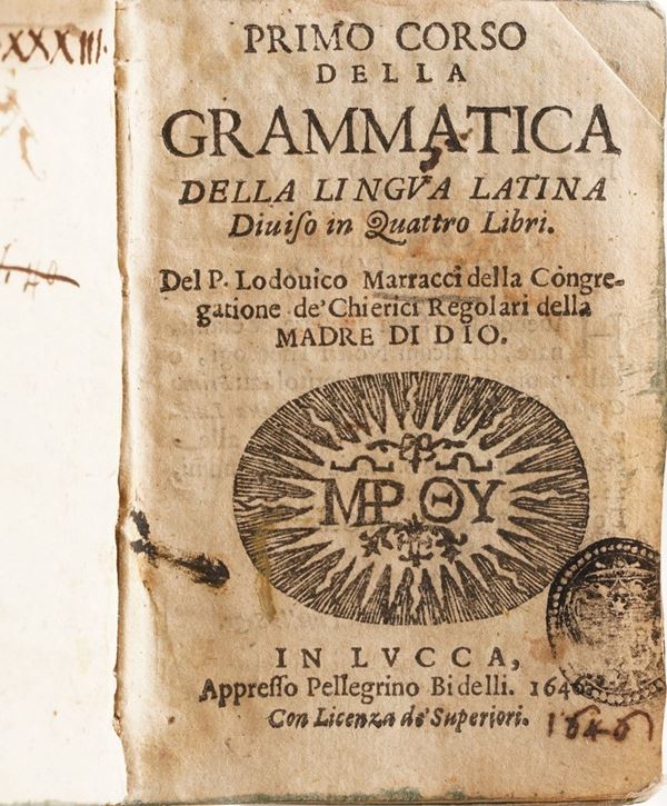 Raccolta di volumi miscellanei dal XVI al XVII sec.(Con ex libris silografico)