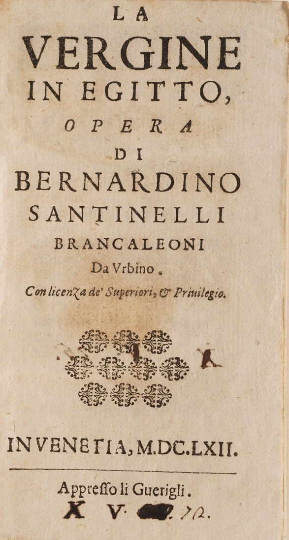 Francesco Loredano L’adamo... Venezia 1640