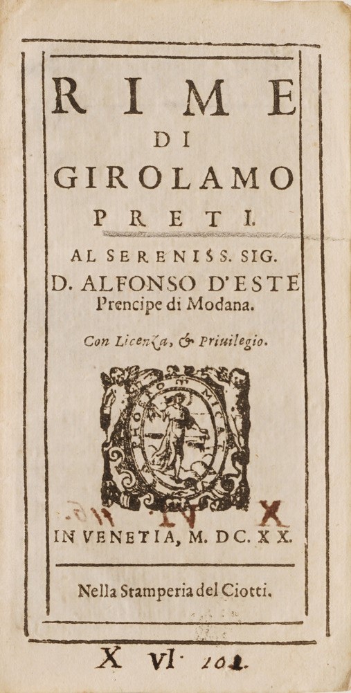 Francesco Loredano L’adamo... Venezia 1640