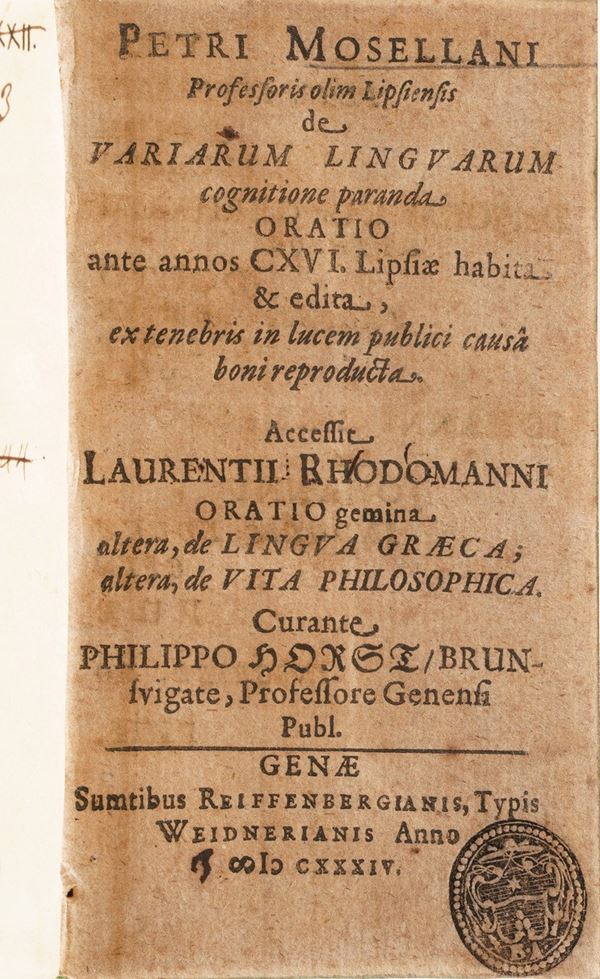 Raccolta volumi miscellanei dal XVI al XVII sec. (Con ex libris silografico)
