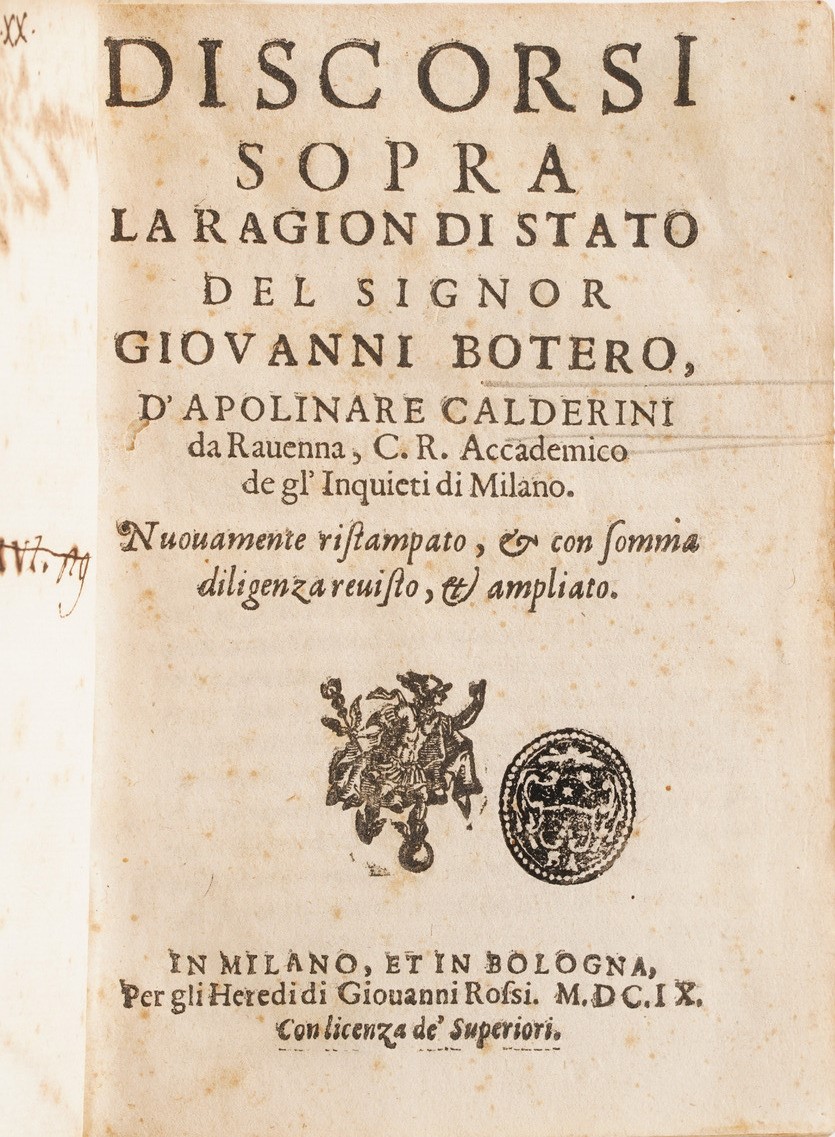Raccolta Volumi Miscellanei dal XVI al XVII Sec. (con Ex Libris Silografico)