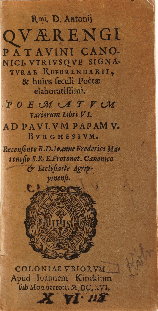 Raccolta di Volumi del XVII Sec.