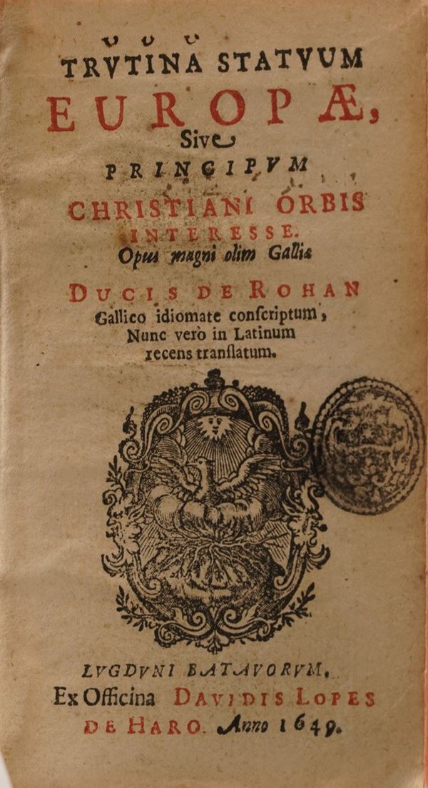 Raccolta di volumi miscellanei dal XVII al XVIII sec. (Con ex libris silografico)