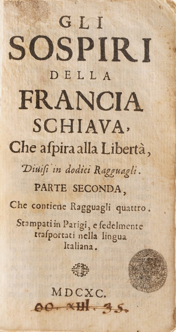 Raccolta di Volumi Miscellanei del XVII Sec.(con Ex Libris Silografico)