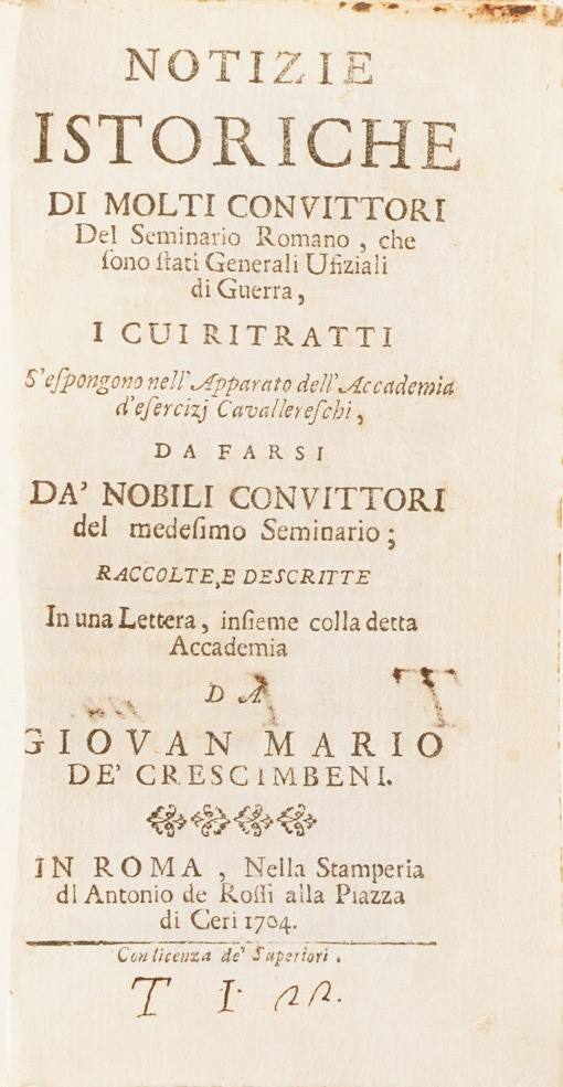 Raccolta di Volumi Miscellanei dal XVI al XVIII Sec. (con Ex Libris Silografico)