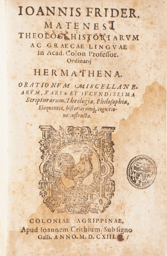 Raccolta di Volumi Miscellanei dal XVI al XVIII Sec. (con Ex Libris Silografico)