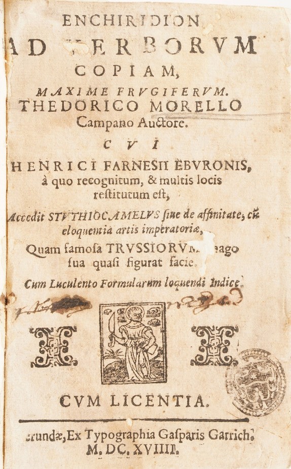 Raccolta di Volumi Miscellanei del XVII Sec. (con Ex Libris Silografico)