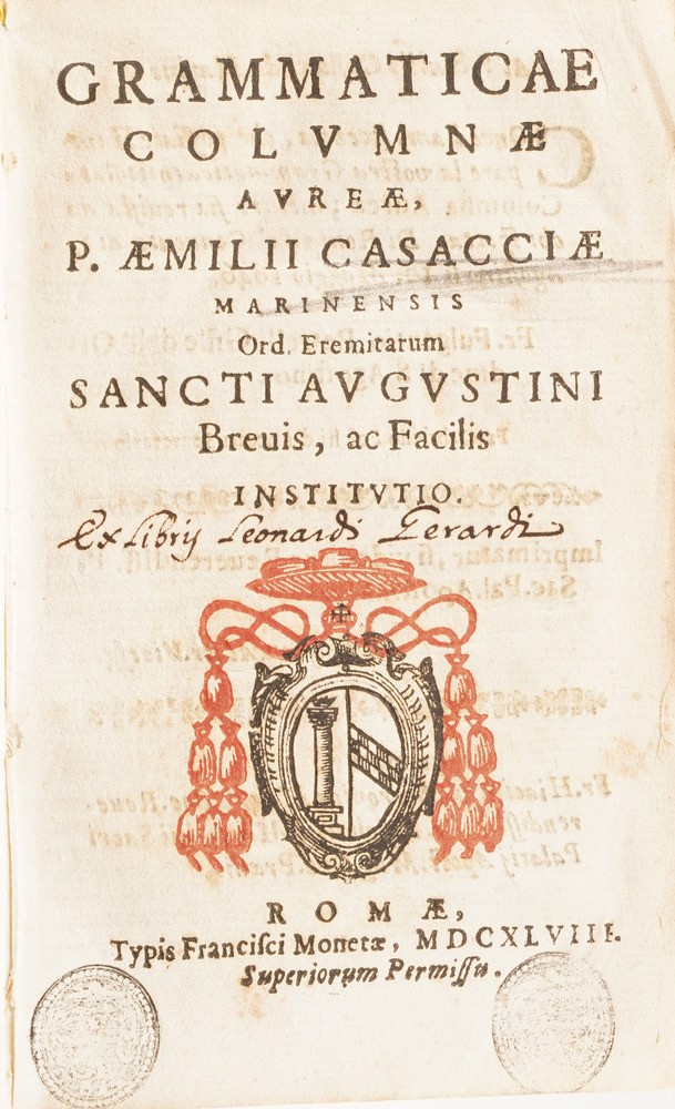 Raccolta di Volumi Miscellanei del XVII Sec. (con Ex Libris Silografico)