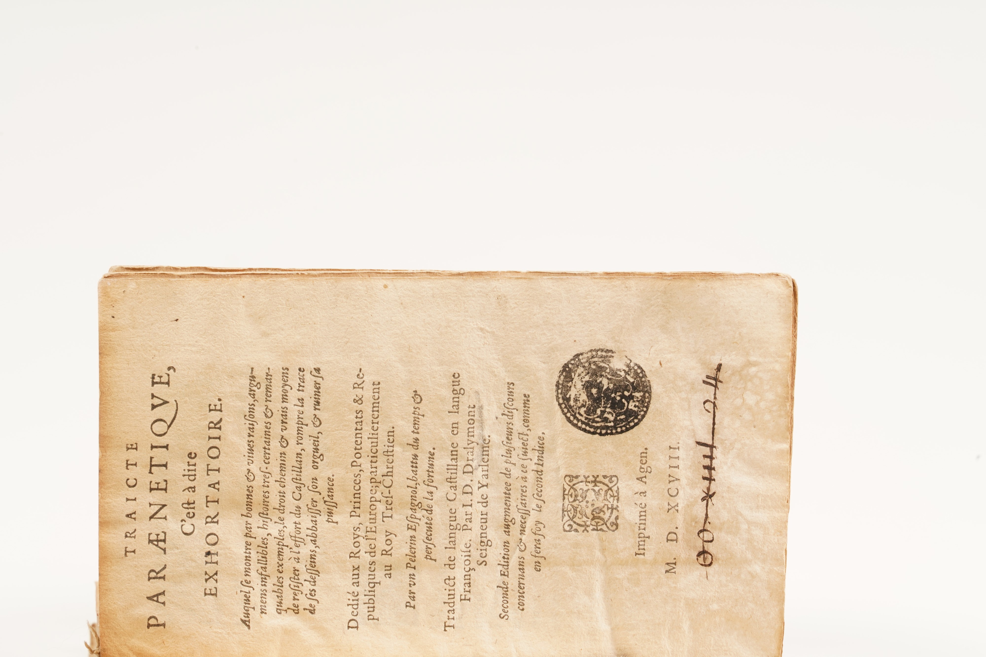 Raccolta di Volumi Miscellanei dal XVI al XVII Sec. (con Ex Libris Silografico)