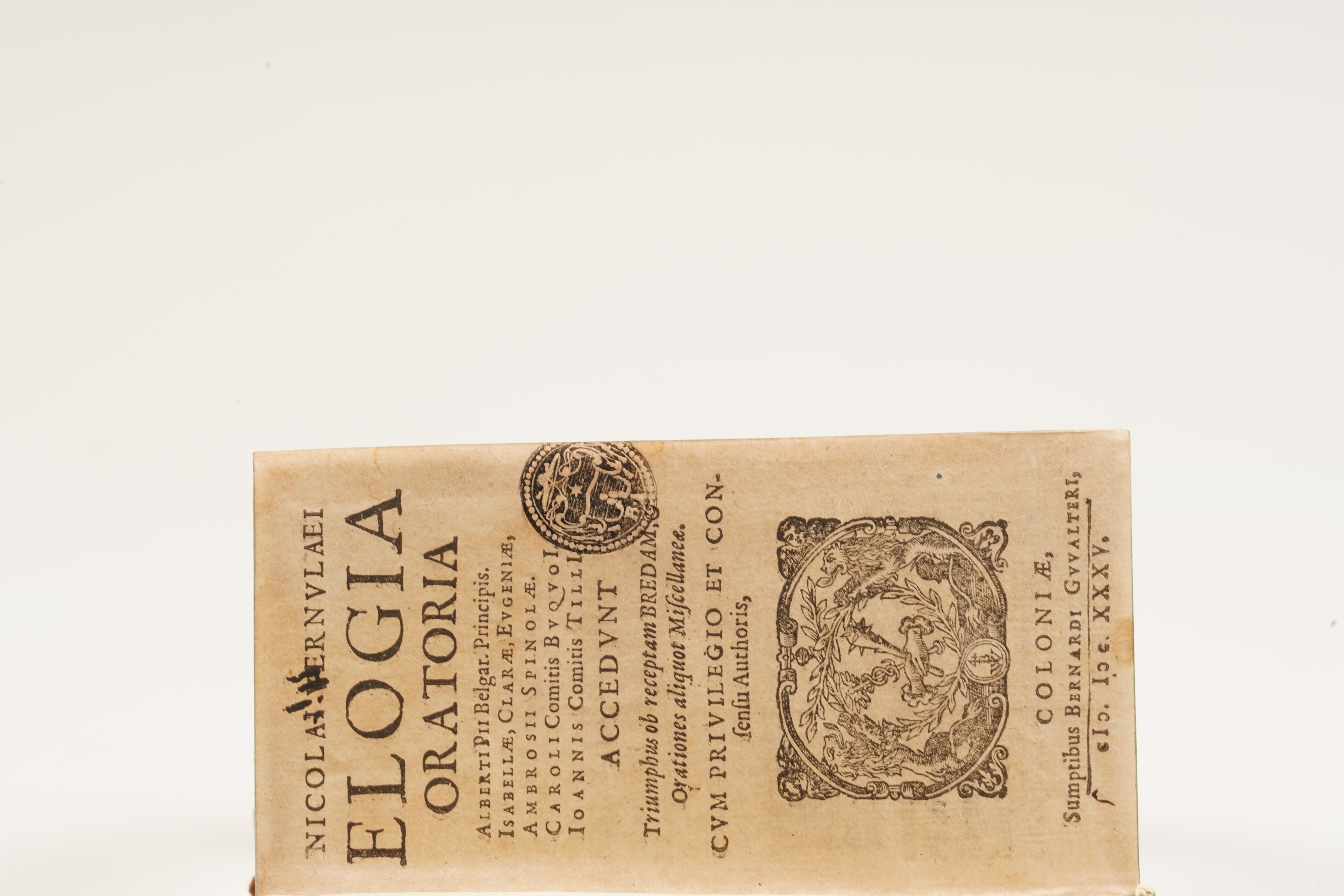 Raccolta di Volumi Miscellanei dal XVI al XVII Sec. (con Ex Libris Silografico)