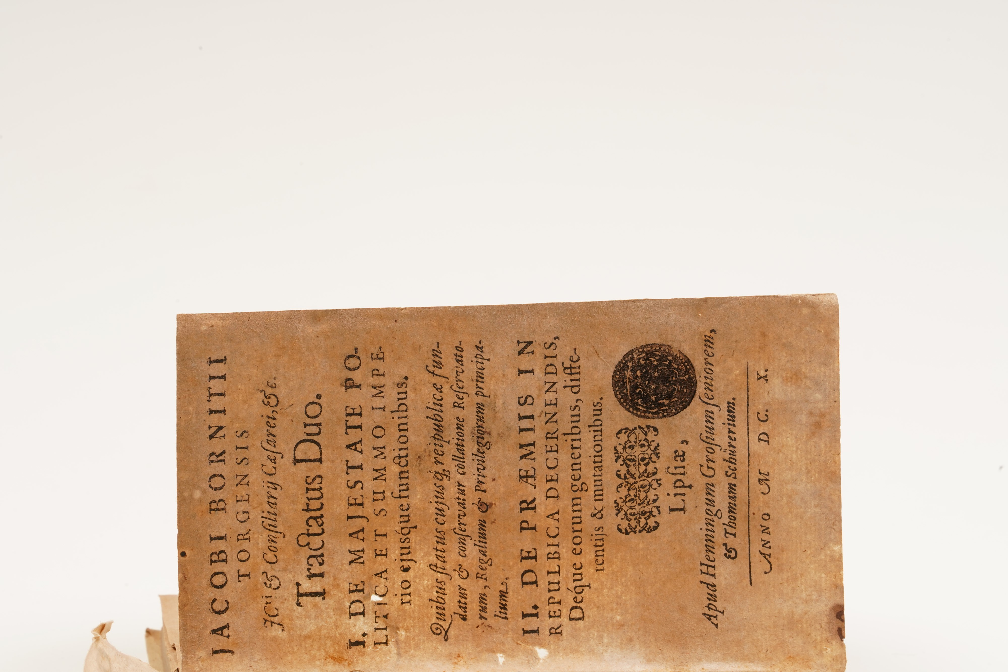 Raccolta di Volumi Miscellanei dal XVI al XVII Sec. (con Ex Libris Silografico)