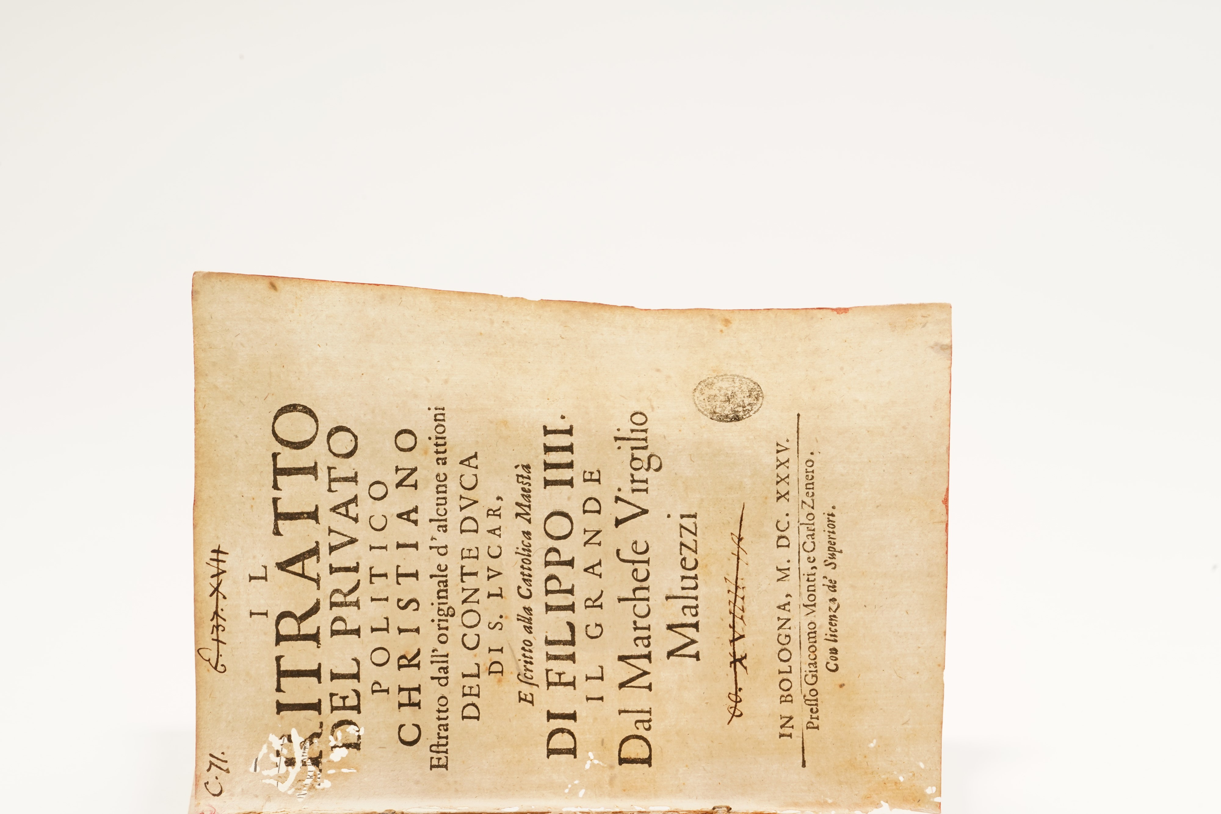 Raccolta di Volumi Miscellanei dal XVI al XVII Sec. (con Ex Libris Silografico)