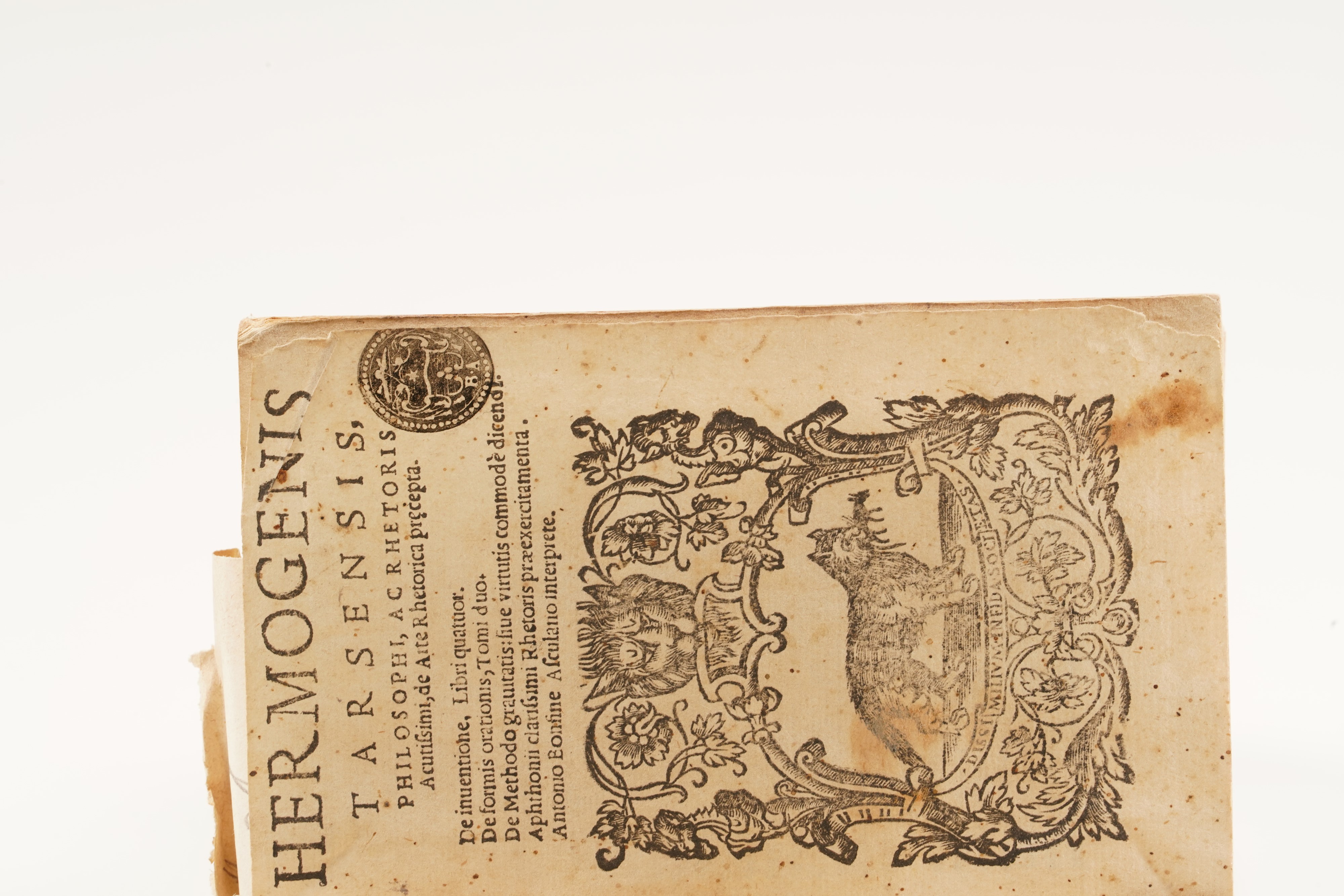 Raccolta di Volumi Miscellanei dal XVI al XVII Sec. (con Ex Libris Silografico)