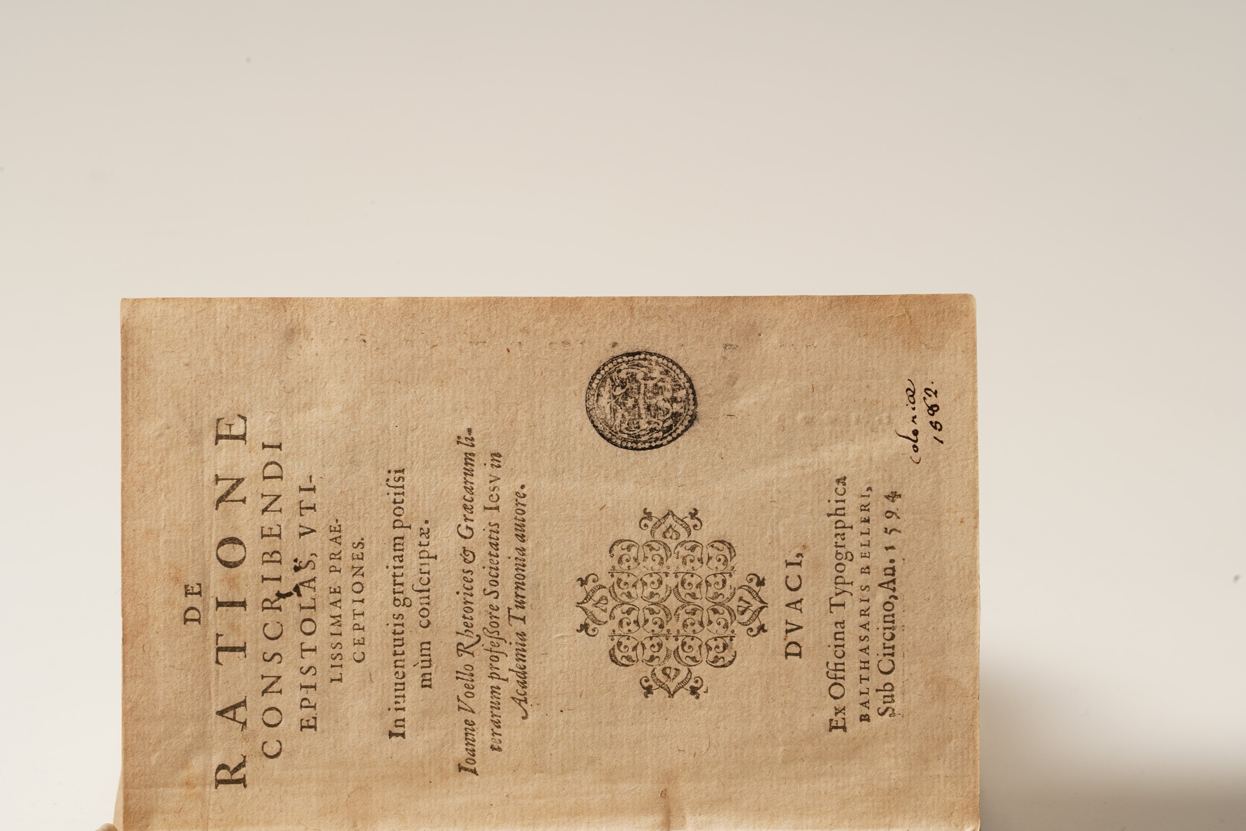 Raccolta di Volumi Miscellanei dal XVI al XVII Sec. (con Ex Libris Silografico)