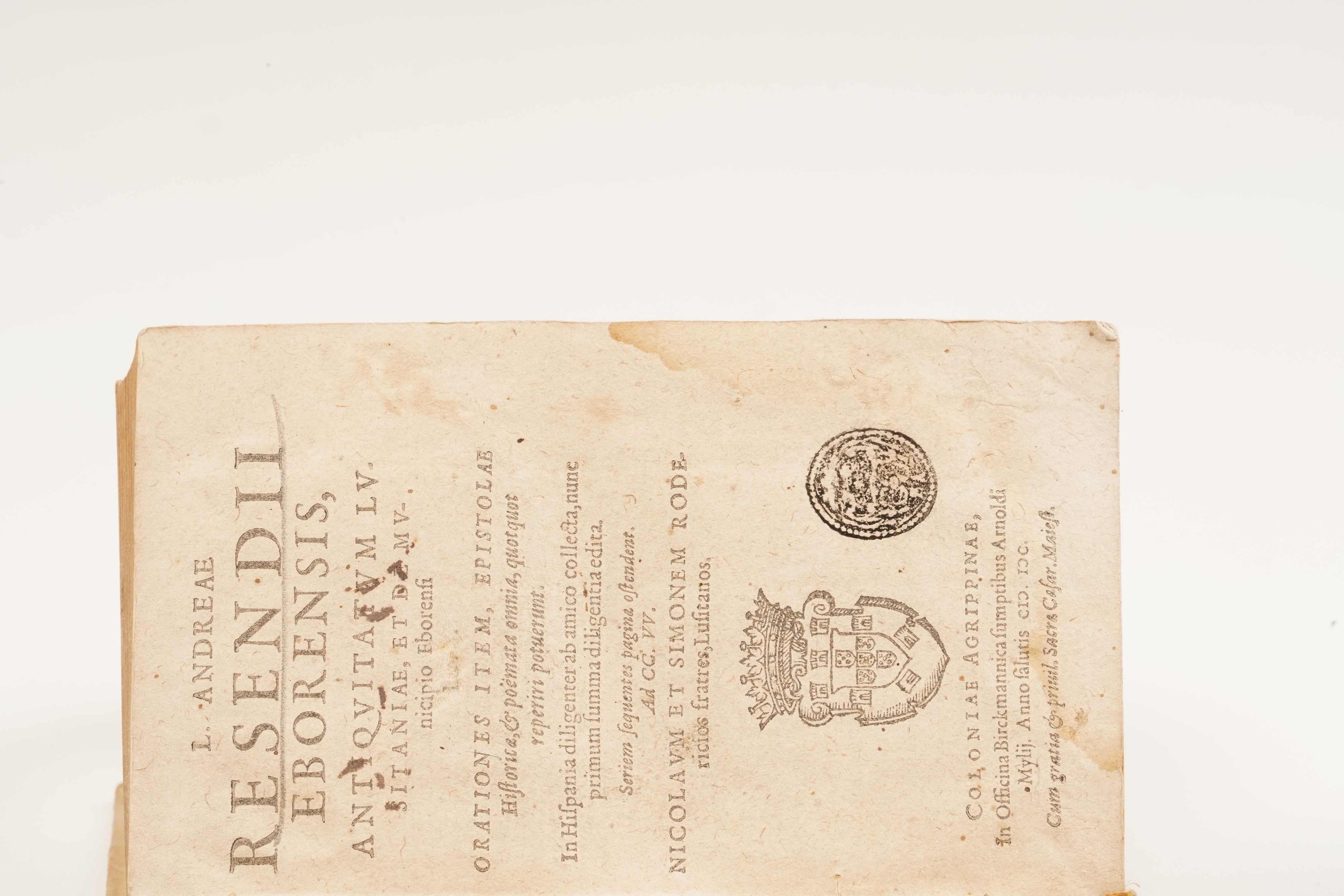 Raccolta di Volumi Miscellanei dal XVI al XVII Sec. (con Ex Libris Silografico)