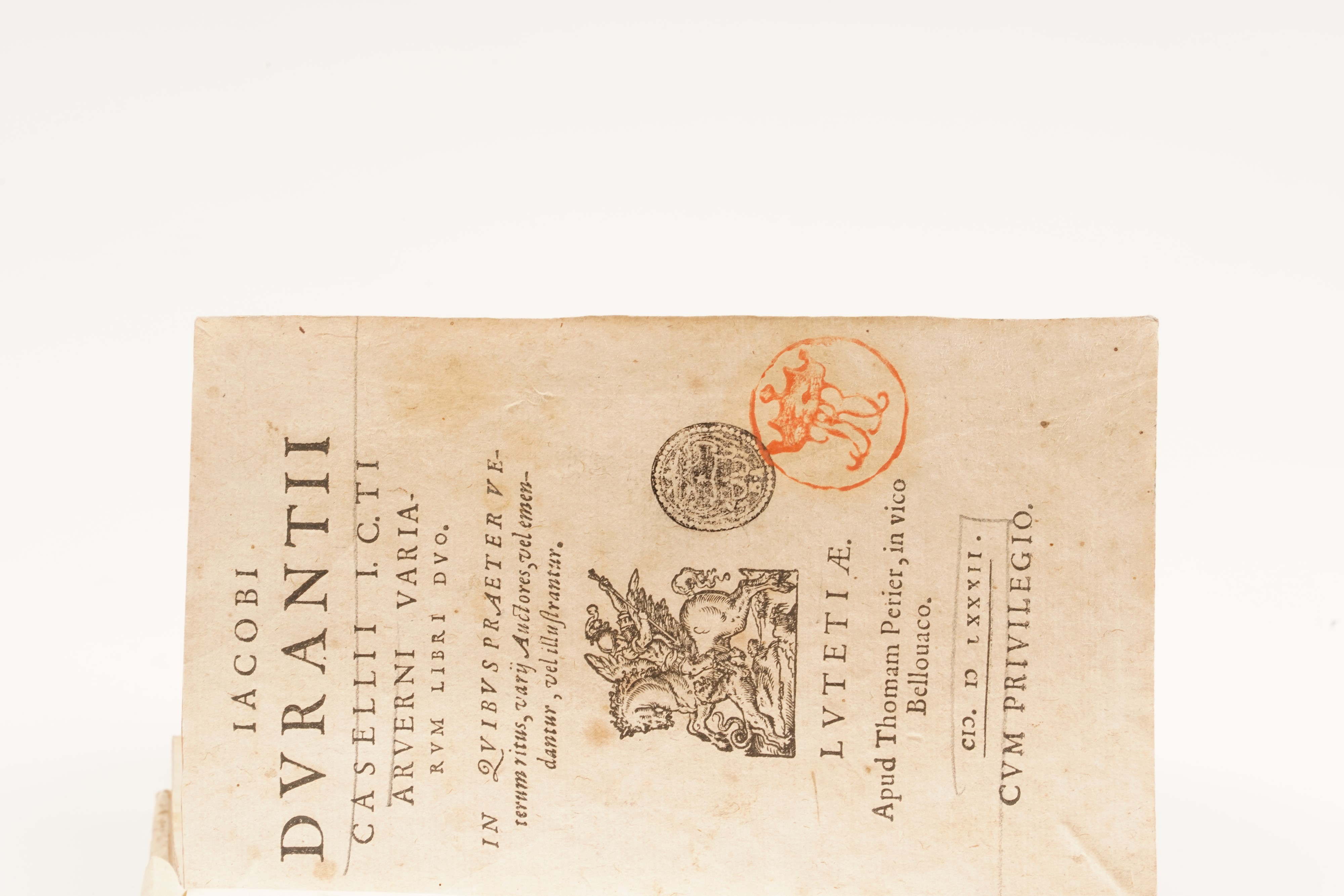 Raccolta di Volumi Miscellanei dal XVI al XVII Sec. (con Ex Libris Silografico)